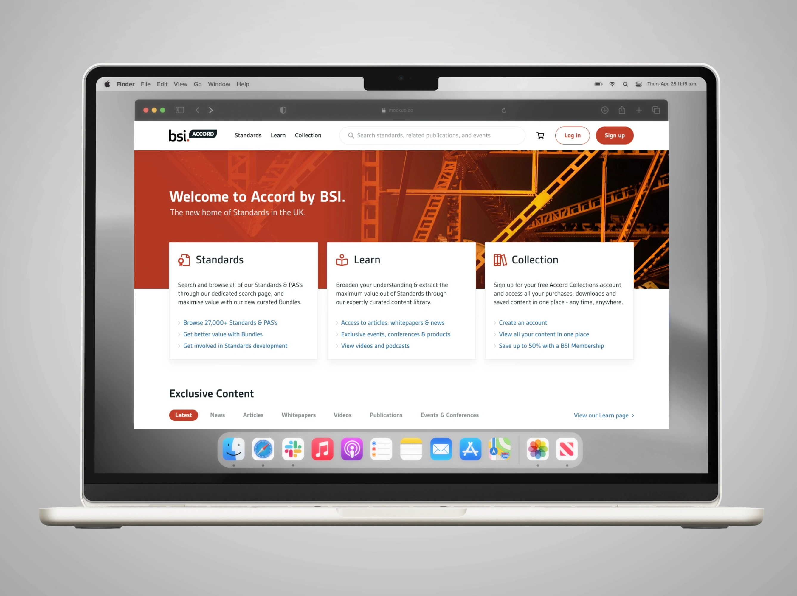 Service design for BSI's Accord platform